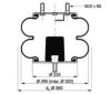 KAESS 4731045300 Boot, air suspension